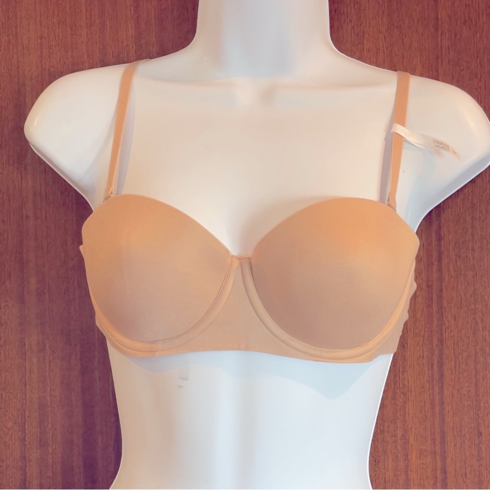 Aerie Tan Convertible Strapless Bra Smooth Finish